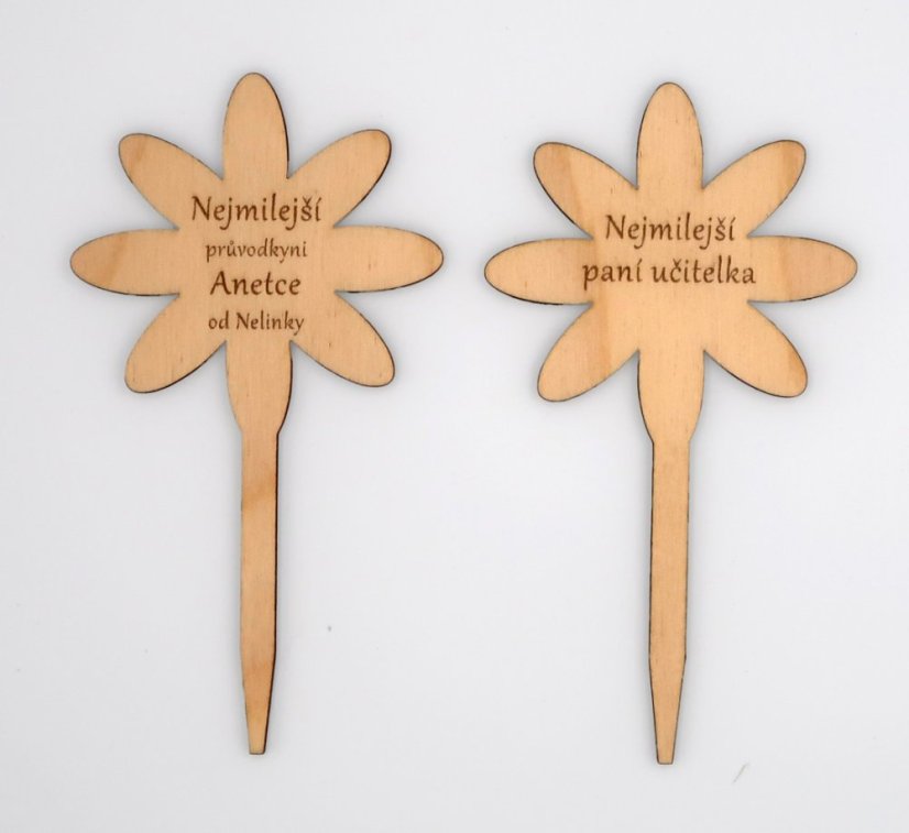 Zápich do květináče