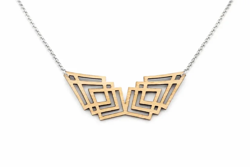 Dřevěný náhrdelník Katka 2