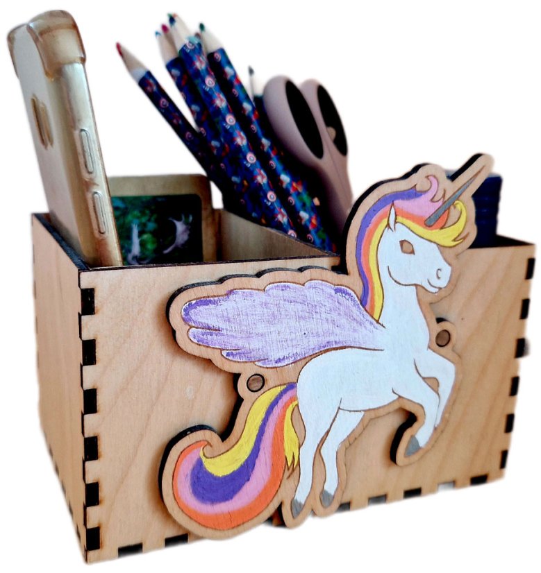pastelkovník jednorožec, 2 přihrádky