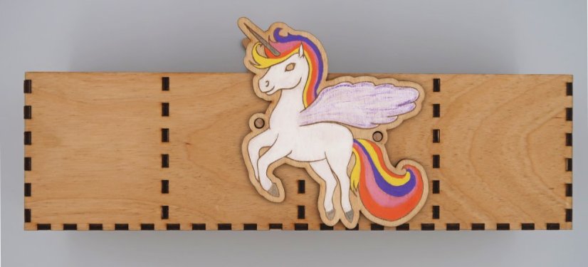 Pastelkovník jednorožec, březová překližka