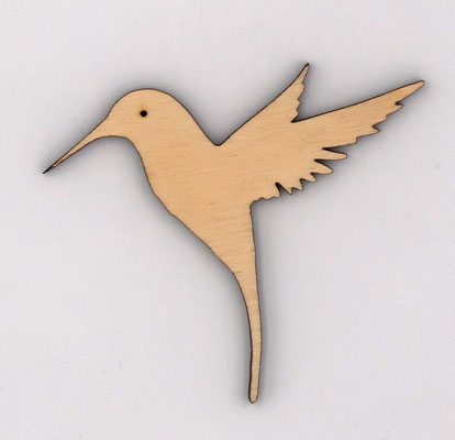 Dekorace k vymalování ptáčci - Motiv ptáčci: holubička, Velikost: 120 mm