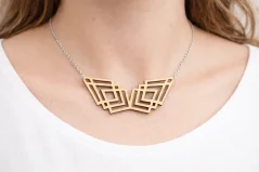 Dřevěný náhrdelník Katka