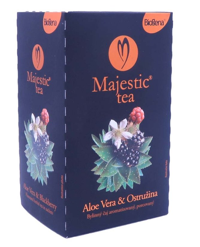 čaj Majestic Tea - Varianty čaje: Biogena Majestic Tea Noni & švestka 20x2,5g