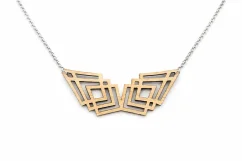 Dřevěný náhrdelník Katka 2