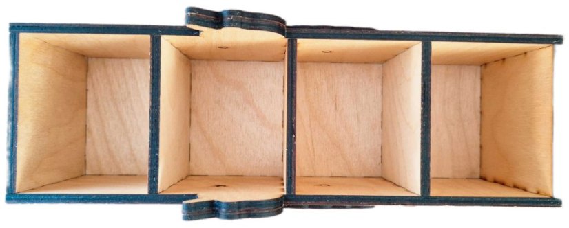 pastelkovník jednorožec se 4 přihrádkami