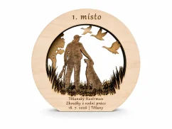 Dřevěná trofej 1. místo