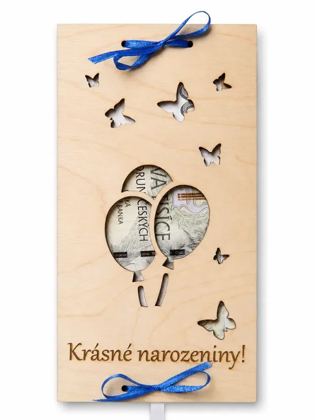 Přání na peníze k narozeninám
