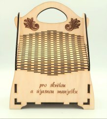 Dřevěná dárková taška