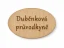 Dřevěná magnetická brož - nápis