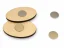 Dřevěná magnetická brož - zadní strana s magnety